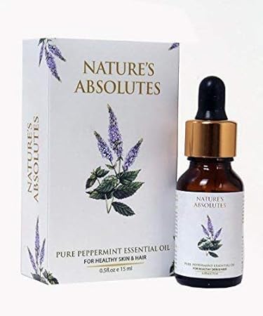 Nature's Absolutes Pure Peppermint Essential Oil, 15ml