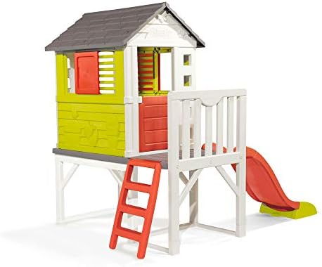 smoby playhouse with swing and slide