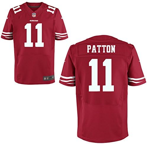 11 Quinton Patton Jersey Mens American Football Jerseys Red Size 52