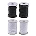 Baosity 50 Yards Snap Popper Tape Fasten Sew Ribbon Invisible for Duvet Pillow Cover - White