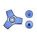 Feibi Aluminum Alloy Fingertip gyro Hand spinner Toy Hand Spinner Finger Spinner Fidget Spinners Gyro EDC Focus Toy (Blue)