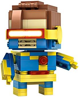 Micro Brickland Laser Eye Armor Action Figure Mini-Sized Hero Building Bricks Mini Figure Set (162 Pieces)