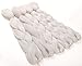 WIGENIUS 5 Pieces Jumbo Braid Hair Extensions High Temperature Kanekalon Braiding Hair Fiber for Twist Ombre Braiding Hair Hot Water Setting Xpressions Braiding Hair Gray Color (5PCS, Gray)