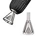 ANPHSIN 2 Pack Deburring External Chamfer Tool Stainless Steel Deburring Drill Bit Remove Burr Tool Sliver for 8-32 Bolts