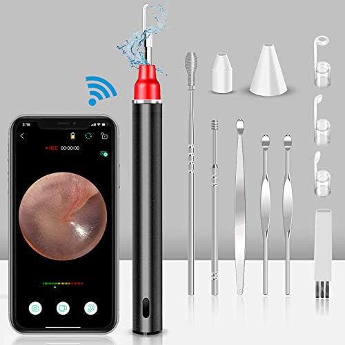 新版一体化 無線wifi接続 耳かき カメラ Iphone対応 イヤースコープ 3 0mm 極細レンズ 500万画素 19p高画質 Ip67防水 スマホ タブレット対応 Ledライト付き みみかき 耳掃除 スコープ 電子耳鏡 内視鏡付き 多機能 耳 鼻 口腔ケア 耳かきスコープ 耳垢クリーニング Wifi