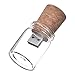 Flash Drive 8GB, Memory Stick Pen Drive USB2.0 AreTop Transparent Bottle Shape Thumb Drives for Date Storage Gift for School Students Kids Children Teacher Collegue Employees
