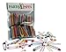 PARTH IMPEX 100 Colored Safety Pins Extra Large Sturdy Painted 2 Inches / 50 mm Sewing Art Craft Work DIY Project Pin Needles (Pack of 100 in 10 Colors)