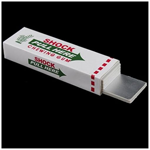 TRENTON Safety Trick Joke Toy Electric Shock Shocking funny Pull Head Chewing Gum Gags Practical Jokes Novelty Items - Image 6