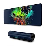 Extra Large Mouse Pad -Metroid Art Powder Splash