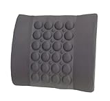 Lumbar Support Ergonomic Style Back Cushion - Grey