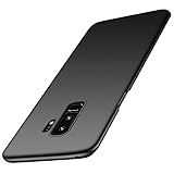 Anccer Samsung Galaxy S9 Plus Case [Colorful Series] [Ultra-Thin] [Anti-Drop] Premium Material Slim Full Protection Cover for Samsung Galaxy S9 Plus (Smooth Black)
