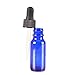 24Pack,1/2oz 0.5 oz，Blue Glass Bottle Bottles with Black cap and Glass Droppers.Using for Essential Oils,Lab Chemicals,Colognes,Perfumes & Other Liquids.