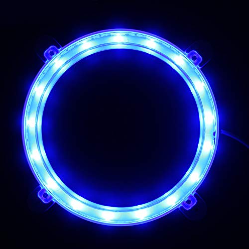Mofeez Cornhole LED Lights Ultra Bright Cornhole Board Night Light for Family Backyard Bean Bag Toss Cornhole Game (6 in-Blue-Set of 2)