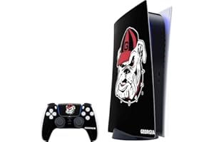 Skinit Decal Gaming Skin Compatible with PS5 Bundle - Officially Licensed University of Georgia Bulldogs Mascot Design