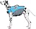 VIVAGLORY Sports Style Dog Life Vest, Dog Life Jacket for Swimming & Boating, Ripstop & Buoyancy for Puppy Doggy, Lifejacket with Handle, M, Blue