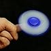 Hot Sale! AMA(TM) LED Light Fidget Hands Spinner Fingertip Bearing Toy EDC Focus ADHD Autism Decompression Gyro (Blue)