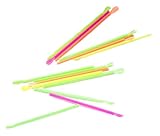 Perfect Stix Neon Concession Spoon Straw, Unwrapped, Assorted Colors, 8" Length (Pack of 10,000)