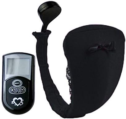 INDerua 2019 Newest New Panties 10 Functions Wireless Remote Control Strap On C-StRingg Underwear Vibrato for Women Prettyal Products Black,Black