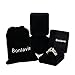 BONLAVIE Women’s Cubic Zirconia Bezel Stackable Wedding Band 4-Prong Engagement Ring Set Size 7