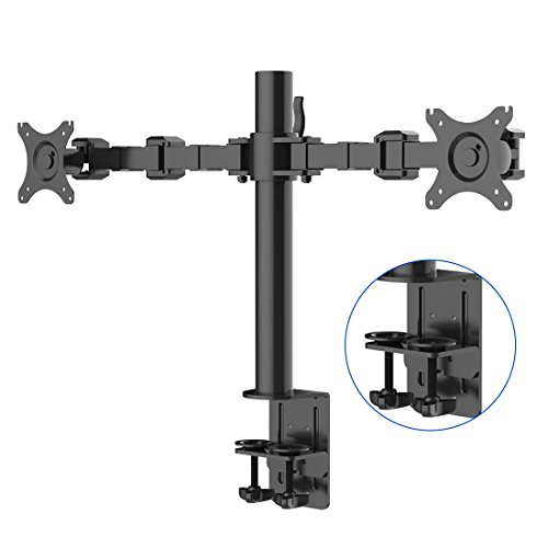 [- Fleximounts D1D Monitorhalter Tischhalterung Standfuß mit 2 Armen für 2 Monitore 10&q