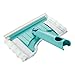 Leifheit Click System Bath Scrubber Flexi Pad with Fixture Cutout, Turquoise