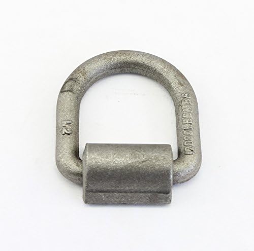 WorldPac (Pack of 2) 1/2-inch, 12,000 Lbs Load Capacity Weld-on Forged Flip D-Ring Anchor
