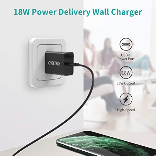 CHOETECH USB C Charger, 18W Power Delivery Type C Wall Charger USB-C Power Adapter Compatible iPhone - //medicalbooks.filipinodoctors.org