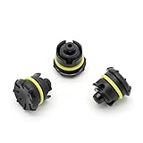 3 Samsung Galaxy S4 / S5 / S6 Replacement LifeProof Headphone Jack Covers / Plugs for Fre, Nuud and Fre Power Cases (Black - Samsung Galaxy S4 / S5 / S6)