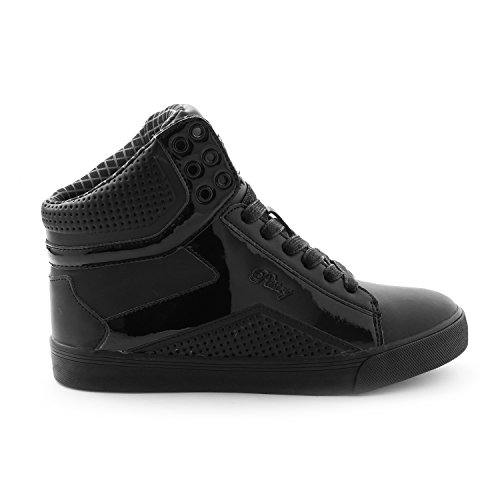 Pastry Pop Tart Grid Adult Dance Sneakers, Black/Black, Size in