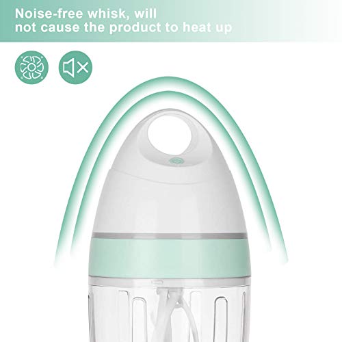 900ML Elektrischer Milchaufschäumer, USB Wiederaufladbar Milchschäumer 2 in 1 Handgehaltene Batteriebetriebene Milk… – Bild 5