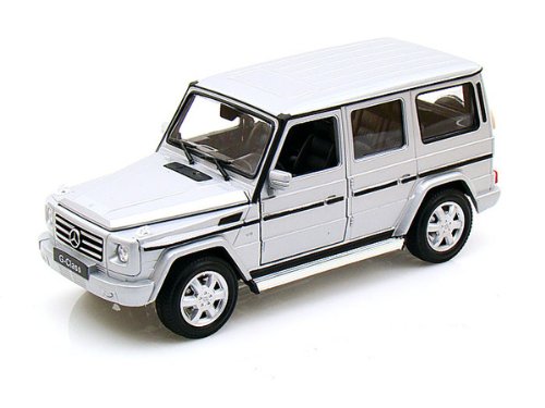 Mercedes g class silver 1/24 by welly 24012