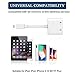 Headphone Adapter for iPhone Adaptor 3.5mm Jack Dongle Earphone Connector Convertor 2 in 1 Music Accessories Charger Cables Charge & Audio Compatible for iPhone 8/ X/XS MAX/XR/ 8Plus/ 7/7 Plus-Whitethumb 2