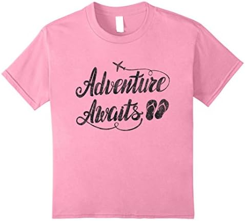 unisex-child Adventure awaits Shirt 8 Pink