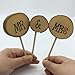 3 Pcs Mr & Mrs Cake Toppers Rustic Wedding Wood Decorations Mariage Wedding Decoration Event Party Supplies topo de bolo