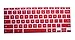 CaseBuy ASUS Chromebook Keyboard Cover for ASUS ChromeBook C300 C300MA C300SA C301SA-DS02 C301SA-DB04 13.3 Inch ChromeBook (Red)