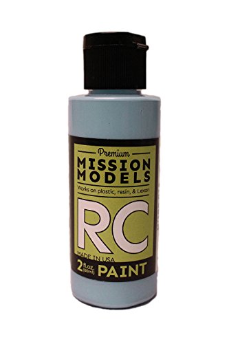 Mission Models MMRC-012 Water-Based RC Paint, 2 oz Bottle, Sky Blue
