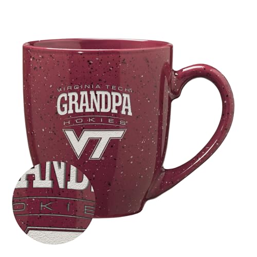 Rico Industries NCAA Virginia Tech Hokies Grandpa Maroon 16 oz Team Color Laser…