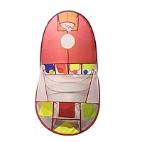 Dartphew Creative Sport Shooting Tent Outdoor Indoor Shooting Tent Folding Play House Puzzle Toy Portable Basketball Shooting Tent Kids Ball Pit Foldable Pop Up Playing Tent Hoop Shooting Tent