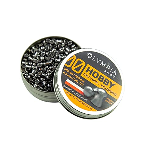 Olympia Shot Hobby Air Gun Pellets .177 Caliber (4.5 mm) Rounded