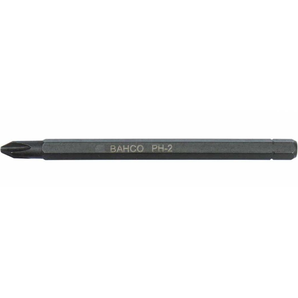 Bahco 8620-2P Hexagonal Blades for Phillips Head Screws, Grey, 1/4-Inch, 100 mm Size 2, Set of 2 Piece