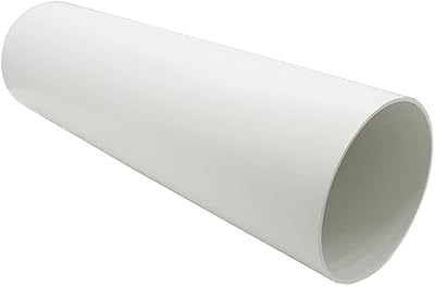 Kair Plastic Ducting Pipe 100mm to 350mm Short Length Rigid Duct Channel