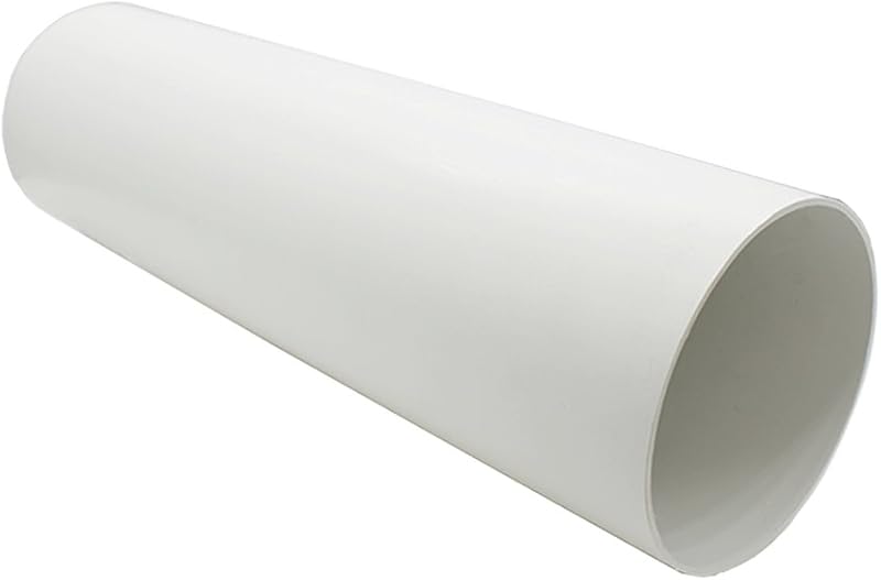 Kair Plastic Ducting Pipe 100mm to 350mm Short Length Rigid Duct Channel