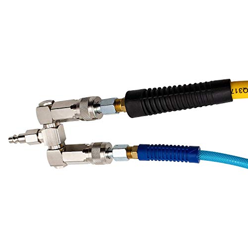 FIXSMITH Air Hose Connector 2 Way Air Hose Splitter,1/4 In NPT, Air