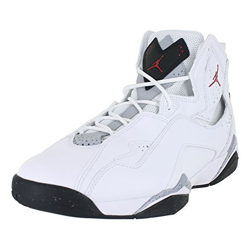 Jordan Mens True Flight White Gym RED Black Wolf Grey Size 14
