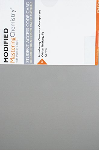 Introductory Chem. Mod.Masteringchem.