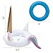 2 Pack Unicorn Party Games Ring Toss Game for Party Unicorn Inflatable Flotating Swimming Ring Toss Game for Pool Games for Kids Unicorn Party Favors Supplies Unicorn Party Decorations (Come with a Gift Box)