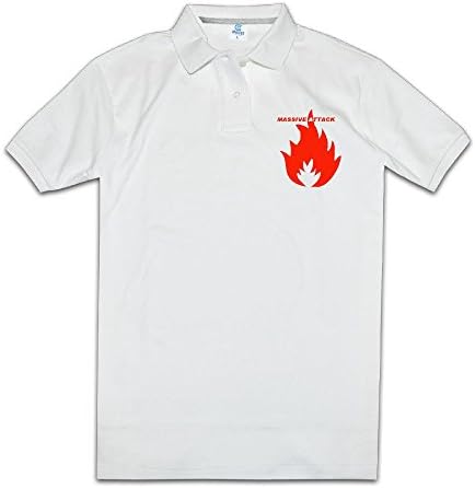 KONGYII Men's Massive Attack Sport Collar Shirt