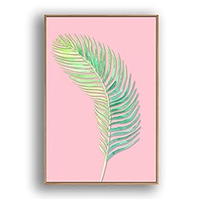 Framed Canvas Wall Art for Living Room, Bedroom Leaves Canvas Prints for Modern Home Decoration Ready to Hang - 16"x24" inches