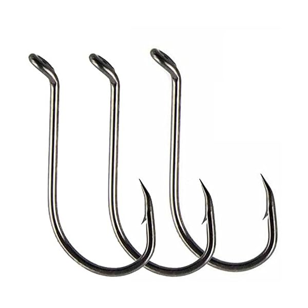 Luengo-100pc-8299-10-90-Octopus-Fishing-Hook-High-carbon-Steel-Black-fishhook-Saltwater-Bass Luengo-100pc-8299-10-90-Octopus-Fishing-Hook-High-carbon-Steel-Black-fishhook-Saltwater-Bass