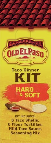 OLD EL PASO HARD AND SOFT TACO DINNER KIT, MEAL PREP, 12 CT, 11.4 OZ